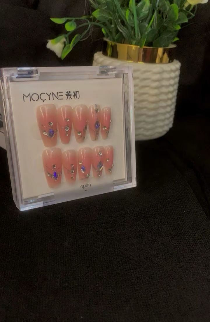 Pink Diamond Nails