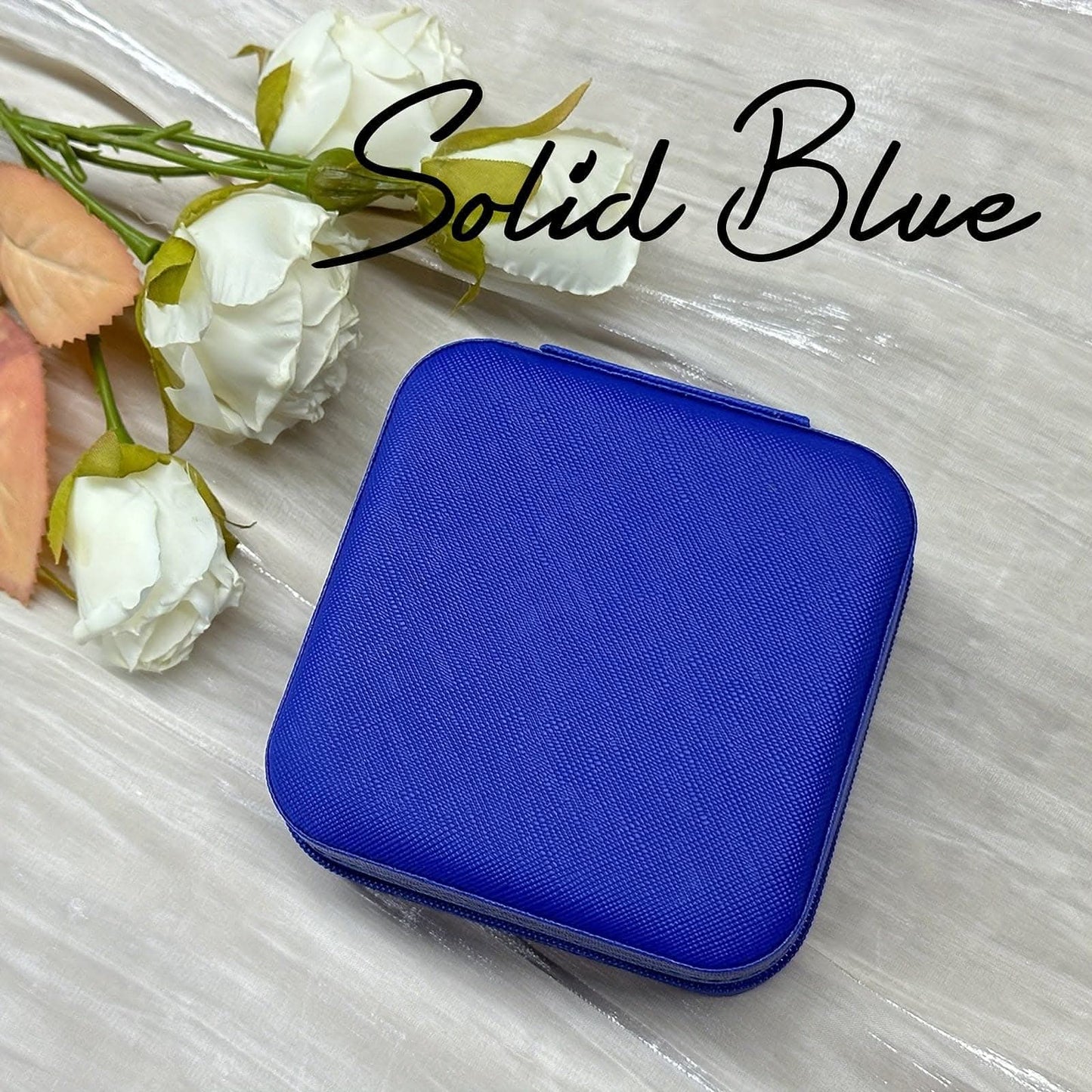 Solid Blue Jwellery Organizer π
