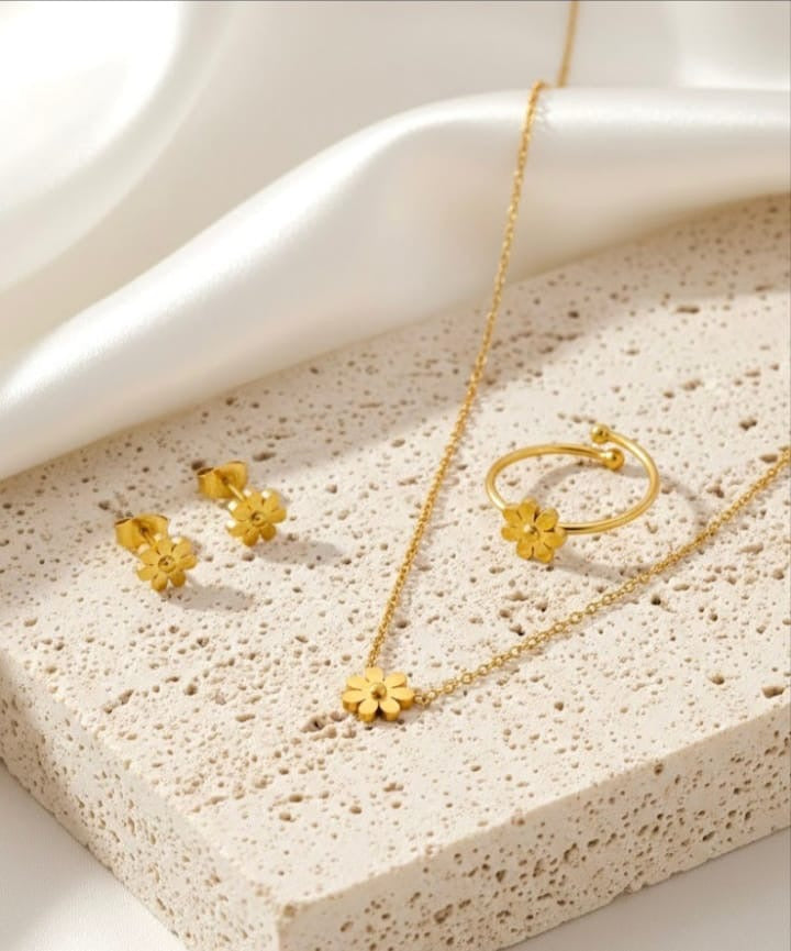 Flower Pendant Set