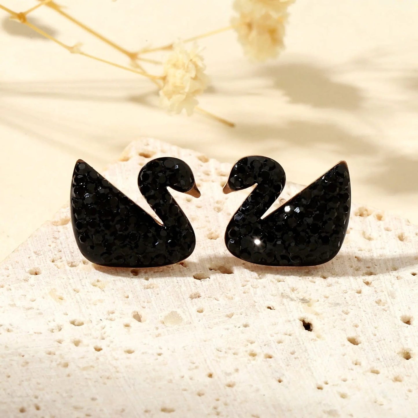 Black Swan Studs