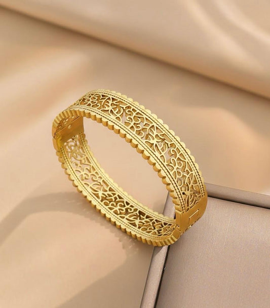 Gold Filigree Handcuff