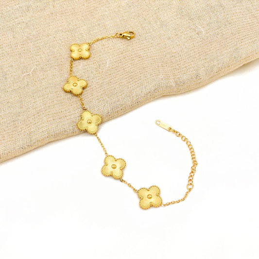 Golden Clover Bracelet