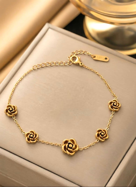 Golden Rose Bracelet