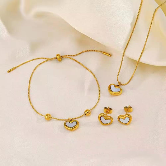 Ivory Amour Trio Set