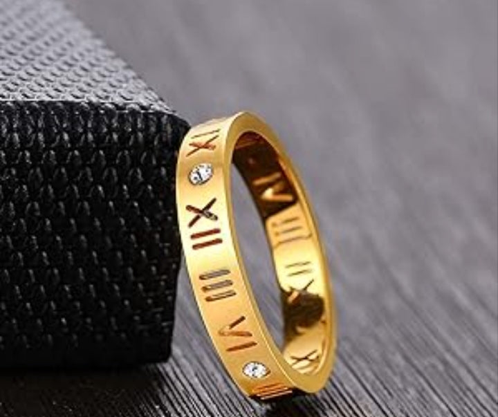 Roman Numerals Ring size(8)