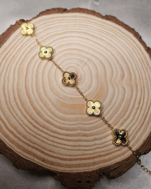 Golden Clover Bracelet