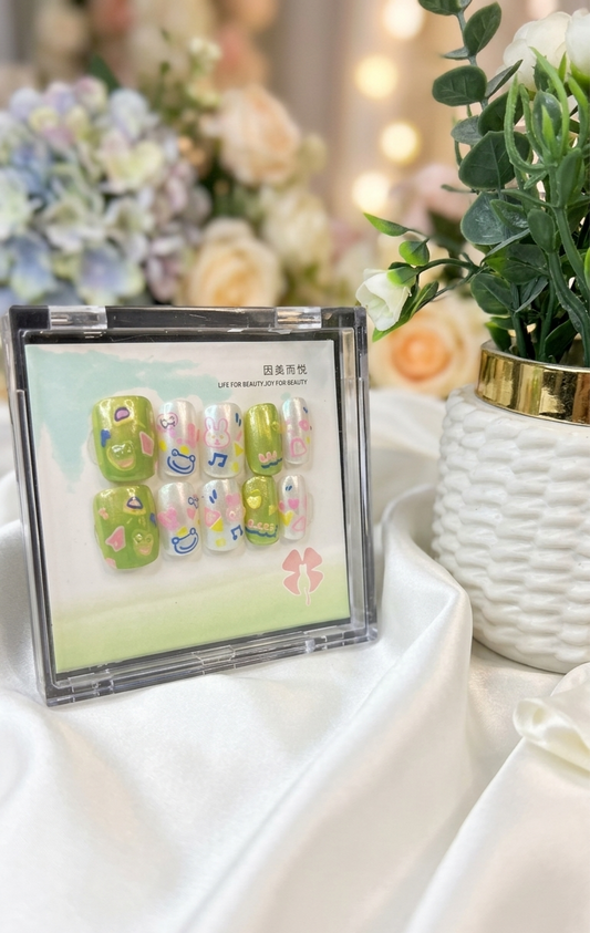 Garden Party Abstract Nails