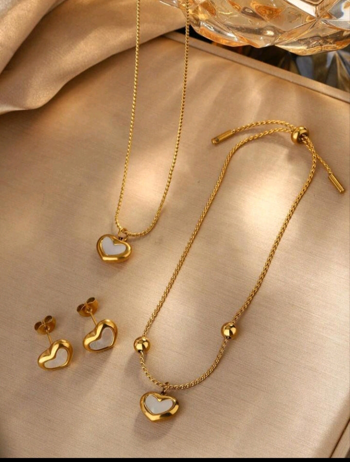 Ivory Amour Trio Set