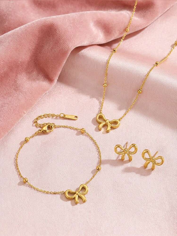 Bow Pendant Set 🎀