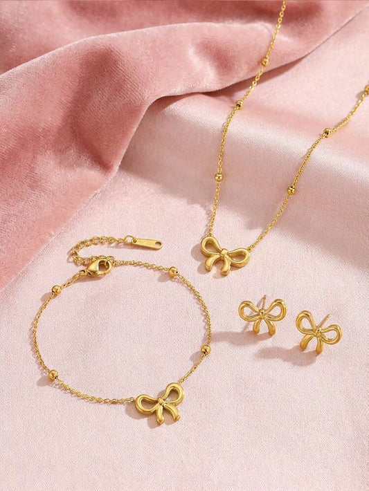Bow Pendant Set 🎀