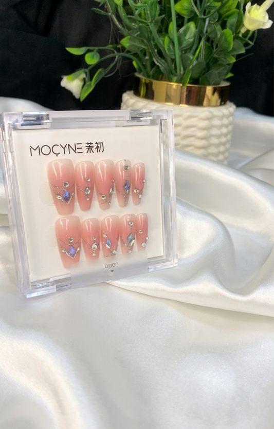 Pink Diamond Nails