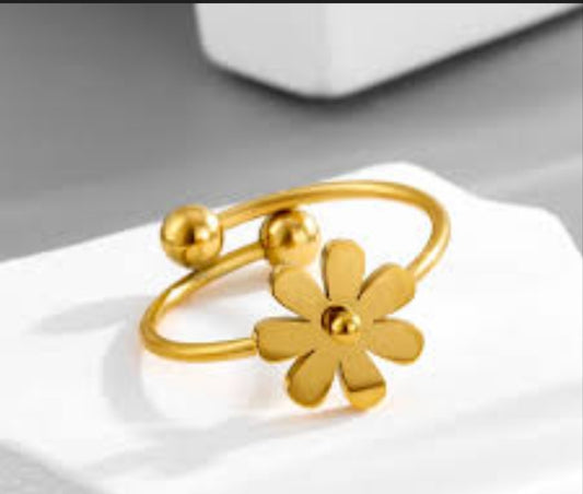 Flower Ring Adjustable