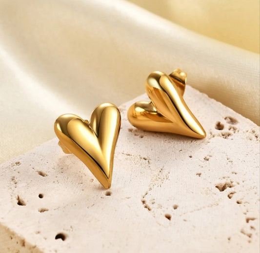 Heart Studs