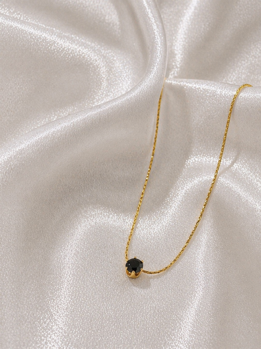 Black Stone Pendant