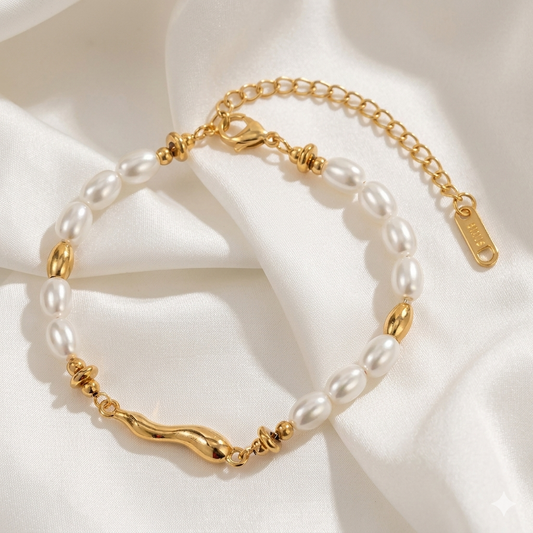 Pearl Wave Bracelet